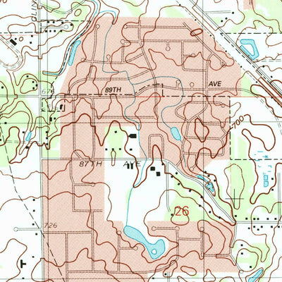 United States Geological Survey Saint John, IN (1992, 24000-Scale) digital map