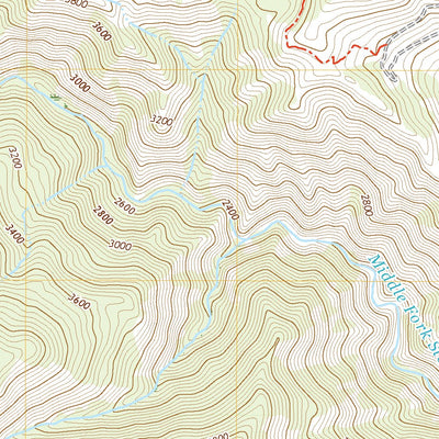 United States Geological Survey Saint John Mountain, CA (2022, 24000-Scale) digital map