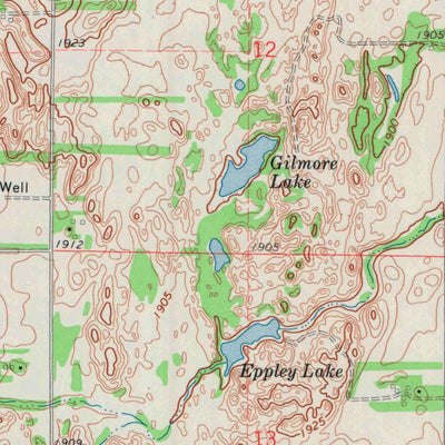 United States Geological Survey Saint John North, KS (1972, 24000-Scale) digital map