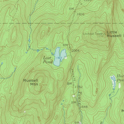 United States Geological Survey Saint John Pond, ME (1958, 62500-Scale) digital map