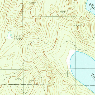 United States Geological Survey Saint John Ponds, ME (1989, 24000-Scale) digital map