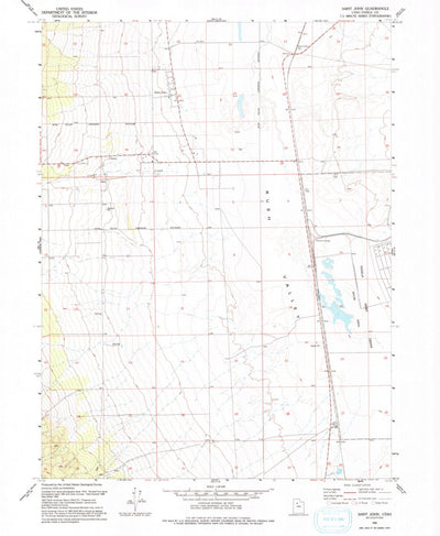United States Geological Survey Saint John, UT (1993, 24000-Scale) digital map