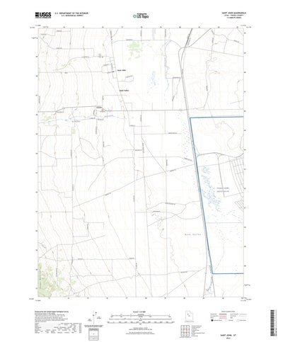 United States Geological Survey Saint John, UT (2023, 24000-Scale) digital map