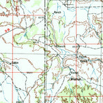 United States Geological Survey Saint Johns, AZ-NM (1954, 250000-Scale) digital map