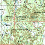 United States Geological Survey Saint Johns, AZ-NM (1954, 250000-Scale) digital map