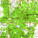 United States Geological Survey Saint Johns, AZ-NM (1962, 250000-Scale) digital map