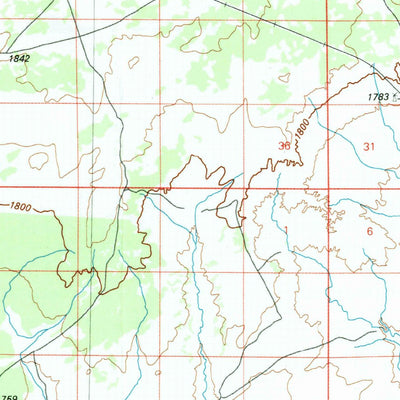 United States Geological Survey Saint Johns, AZ-NM (1981, 100000-Scale) digital map
