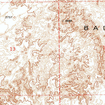 United States Geological Survey Saint Johns North, AZ (1974, 24000-Scale) digital map