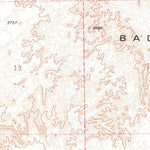 United States Geological Survey Saint Johns North, AZ (1977, 24000-Scale) digital map