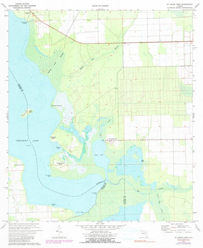 United States Geological Survey Saint Johns Park, FL (1972, 24000-Scale) digital map