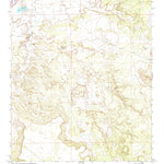 United States Geological Survey Saint Johns South, AZ (1971, 24000-Scale) digital map