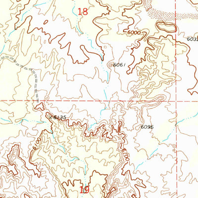 United States Geological Survey Saint Johns South, AZ (1971, 24000-Scale) digital map