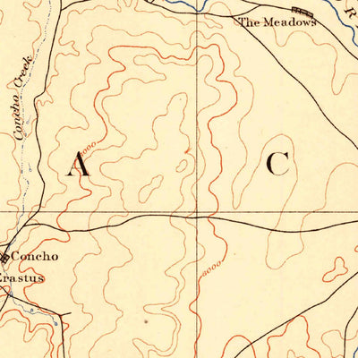 United States Geological Survey Saint Johns W, AZ-NM (1886, 250000-Scale) digital map