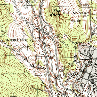 United States Geological Survey Saint Johnsbury, VT (1983, 25000-Scale) digital map