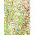 United States Geological Survey Saint Johnsbury, VT-NH (1949, 62500-Scale) digital map