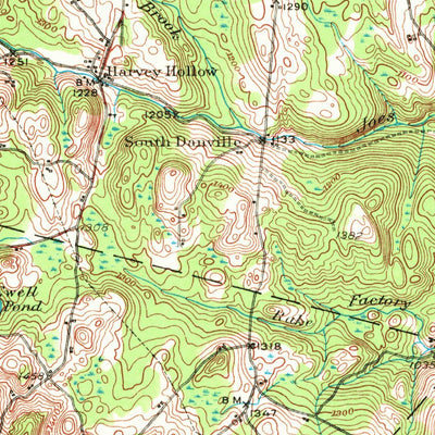 United States Geological Survey Saint Johnsbury, VT-NH (1949, 62500-Scale) digital map