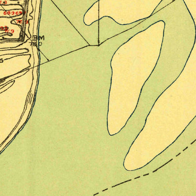 United States Geological Survey Saint Joseph, LA-MS (1909, 24000-Scale) digital map