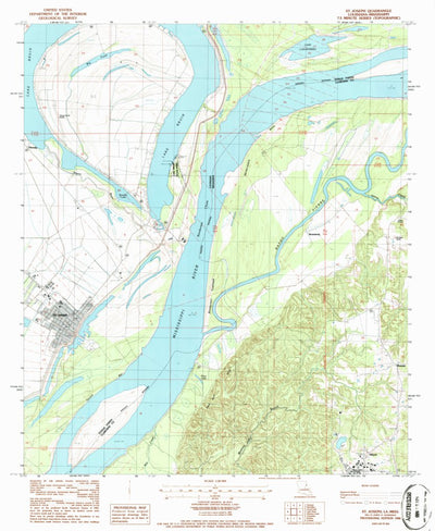 United States Geological Survey Saint Joseph, LA-MS (1986, 24000-Scale) digital map