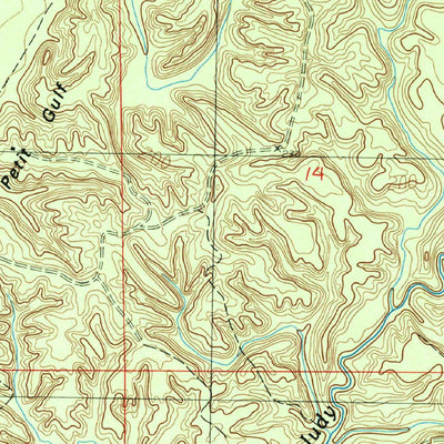 United States Geological Survey Saint Joseph, LA-MS (1986, 24000-Scale) digital map