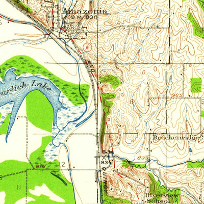 United States Geological Survey Saint Joseph, MO-KS (1924, 62500-Scale) digital map