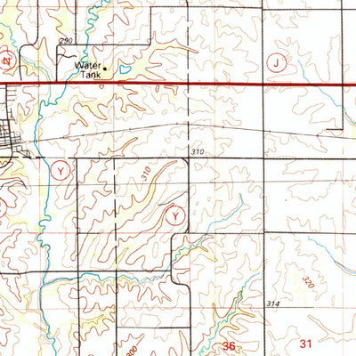 United States Geological Survey Saint Joseph, MO-KS (1986, 100000-Scale) digital map