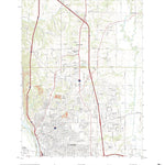 United States Geological Survey Saint Joseph North, MO (2021, 24000-Scale) digital map