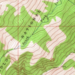 United States Geological Survey Saint Joseph Peak, MT-ID (1964, 24000-Scale) digital map
