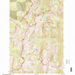 United States Geological Survey Saint Joseph Peak, MT-ID (1998, 24000-Scale) digital map
