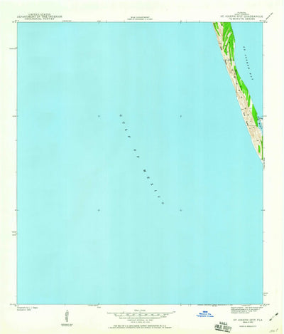 United States Geological Survey Saint Joseph Peninsula, FL (1943, 24000-Scale) digital map