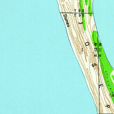 United States Geological Survey Saint Joseph Peninsula, FL (1943, 24000-Scale) digital map
