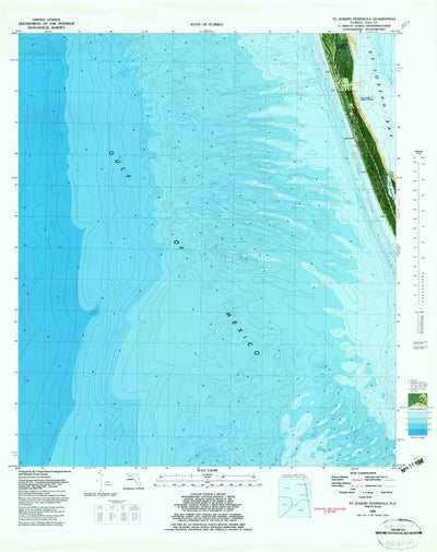 United States Geological Survey Saint Joseph Peninsula, FL (1982, 24000-Scale) digital map