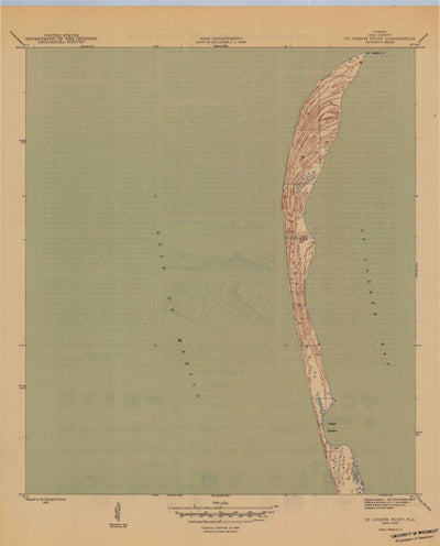 United States Geological Survey Saint Joseph Point, FL (1945, 31680-Scale) digital map