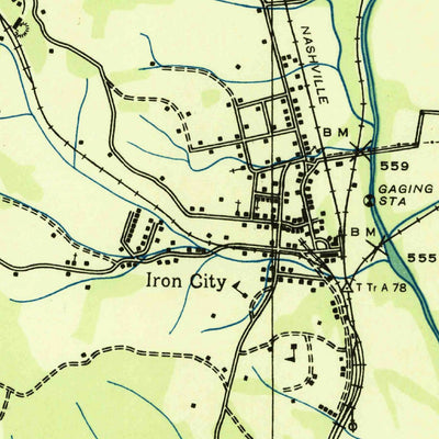 United States Geological Survey Saint Joseph, TN-AL (1936, 24000-Scale) digital map