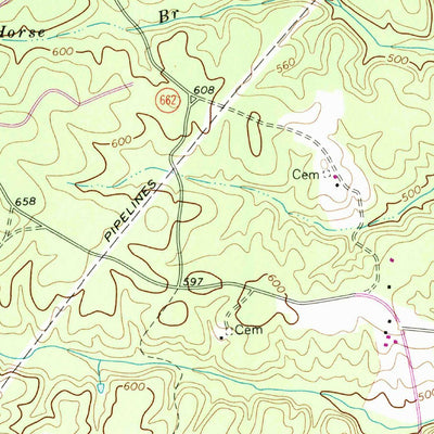 United States Geological Survey Saint Joy, VA (1968, 24000-Scale) digital map