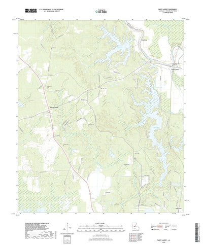 United States Geological Survey Saint Landry, LA (2020, 24000-Scale) digital map