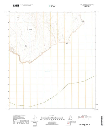 United States Geological Survey Saint Lawrence B-5 NW, AK (2020, 25000-Scale) digital map