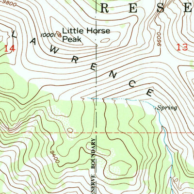 United States Geological Survey Saint Lawrence Basin, WY (1952, 24000-Scale) digital map