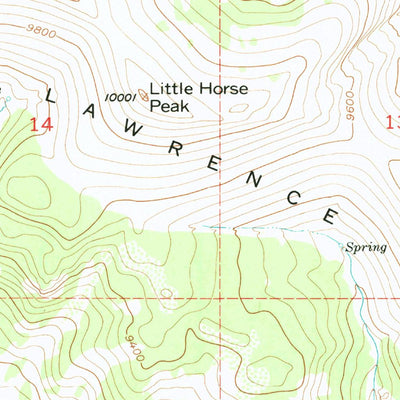 United States Geological Survey Saint Lawrence Basin, WY (1962, 24000-Scale) digital map