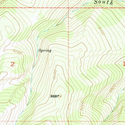 United States Geological Survey Saint Lawrence Basin, WY (1962, 24000-Scale) digital map