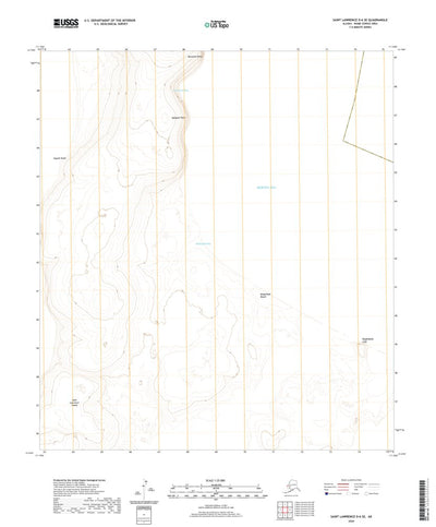 United States Geological Survey Saint Lawrence D-6 SE, AK (2020, 25000-Scale) digital map
