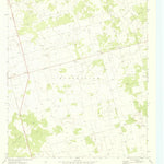 United States Geological Survey Saint Lawrence SE, TX (1973, 24000-Scale) digital map