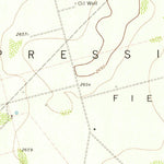 United States Geological Survey Saint Lawrence SE, TX (1973, 24000-Scale) digital map
