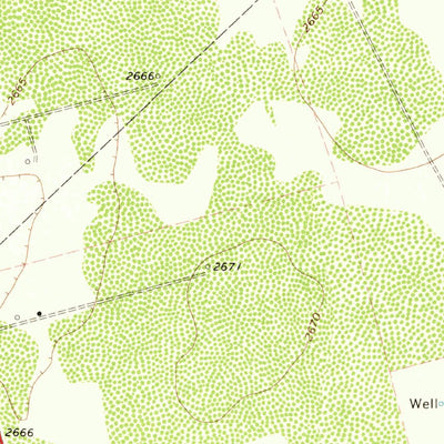 United States Geological Survey Saint Lawrence SE, TX (1973, 24000-Scale) digital map