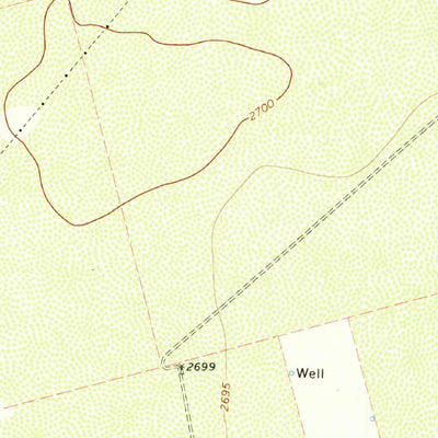 United States Geological Survey Saint Lawrence, TX (1973, 24000-Scale) digital map