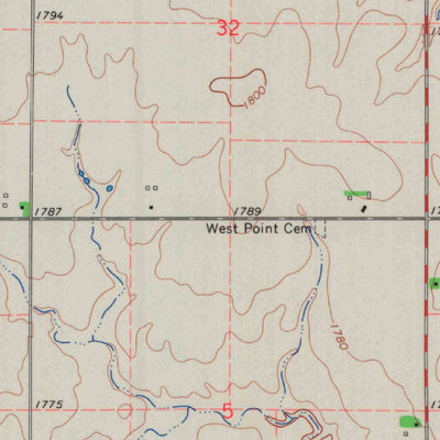 United States Geological Survey Saint Leo, KS (1966, 24000-Scale) digital map