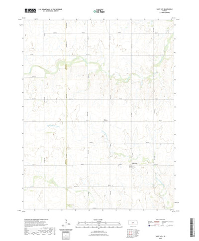 United States Geological Survey Saint Leo, KS (2022, 24000-Scale) digital map
