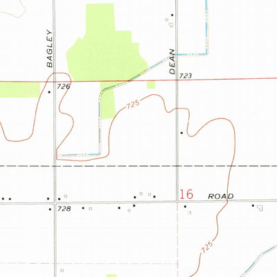 United States Geological Survey Saint Louis, MI (1973, 24000-Scale) digital map
