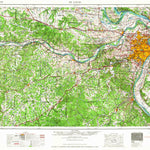 United States Geological Survey Saint Louis, MO-IL (1966, 250000-Scale) digital map