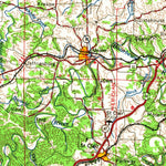 United States Geological Survey Saint Louis, MO-IL (1966, 250000-Scale) digital map