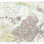 United States Geological Survey Saint Louis, MO-IL (1985, 100000-Scale) digital map